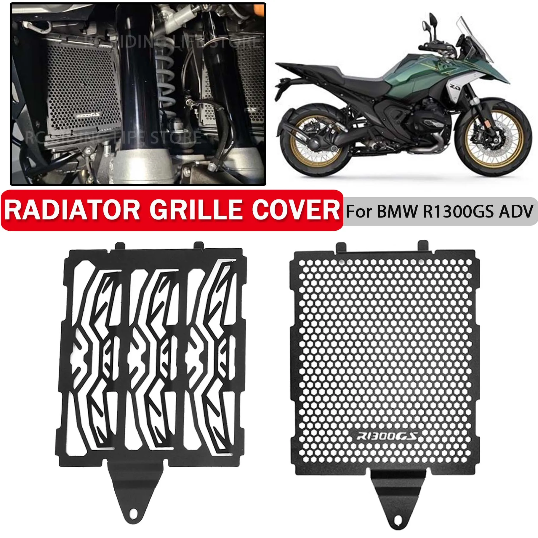 

Motorcycle Radiator Grille Guard Cover Protector For BMW R1300GS R 1300GS ADV 1300 GS GS1300 R GS1300R 2023 2024 2025 Protective