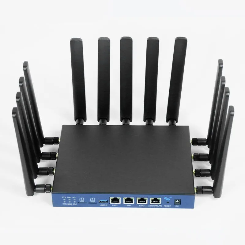 4G5G Dual SIM Industrial Wireless Router 2.5G Network Port MTK7981 DDR4