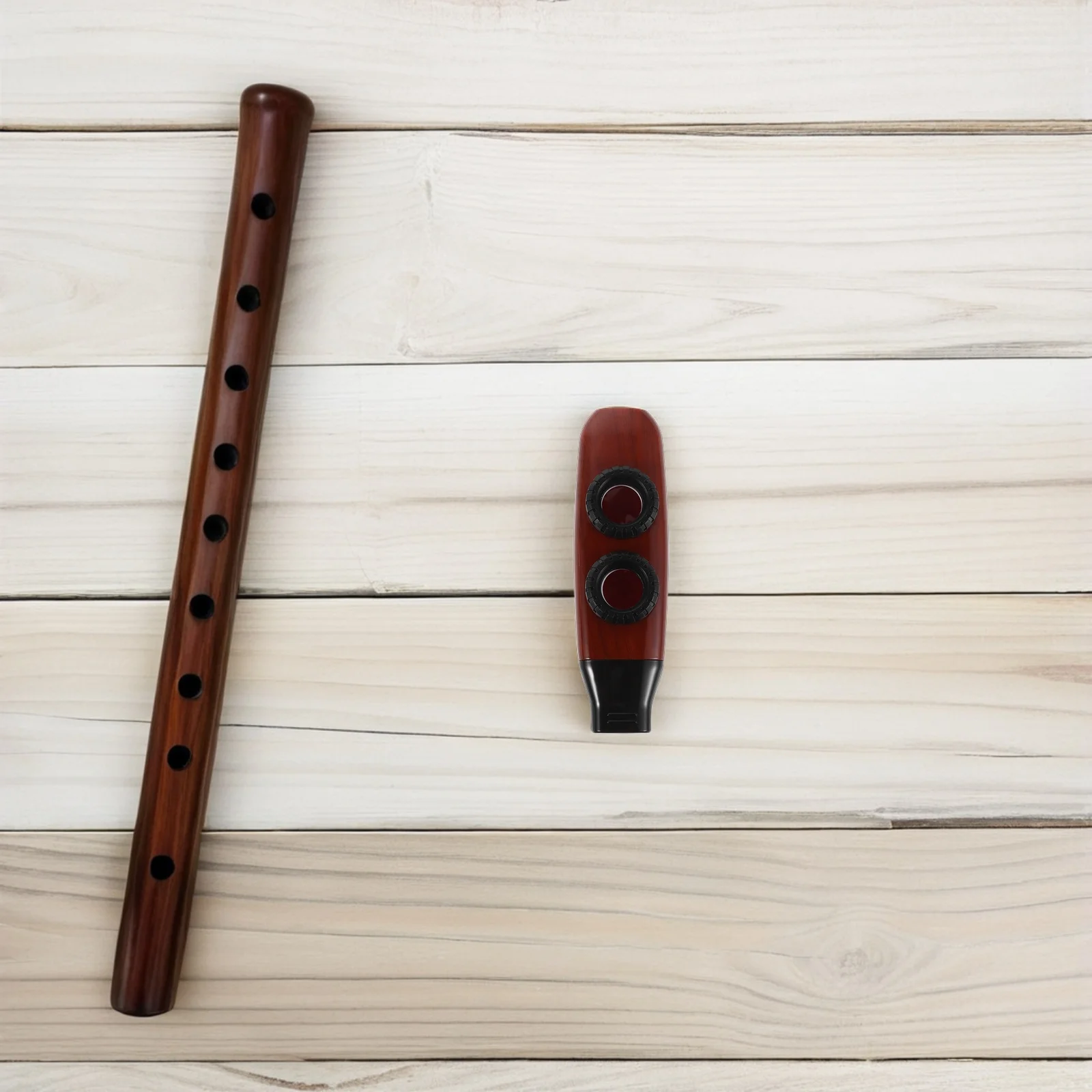 

1Set Dual-Hole Kazoo Professional Plastic Musical Instrument Loud Clear Sound Portable Party Performance Guitar Accompaniment