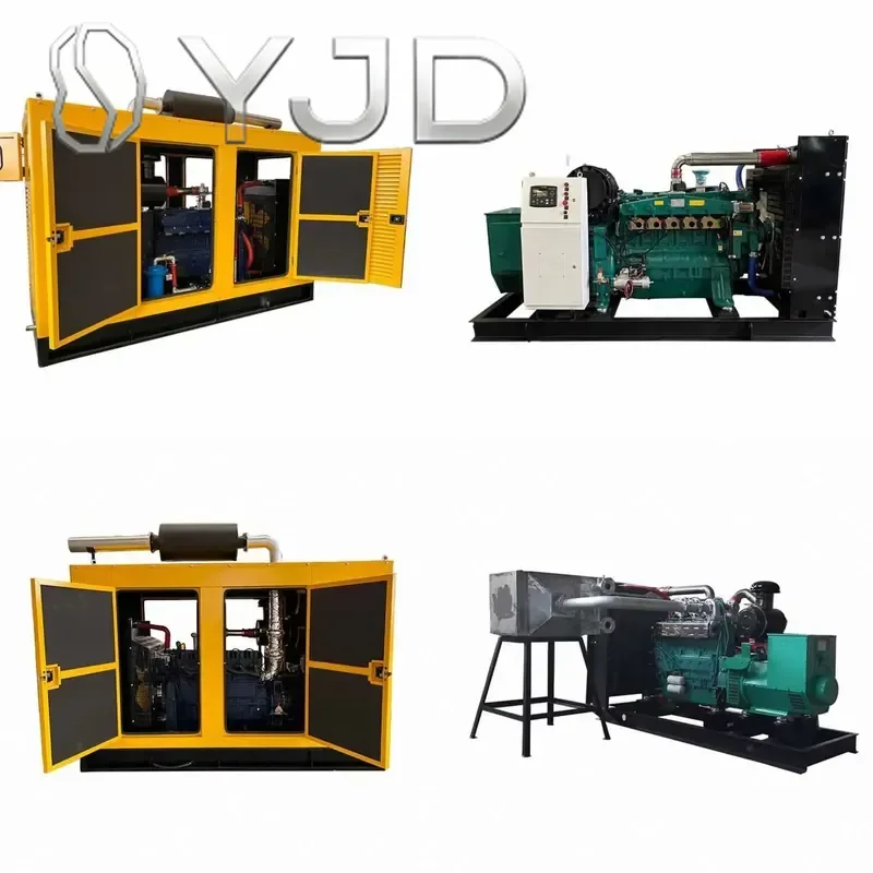 Junwei 10kw-5mw CHP Cogeneration Small Turbine Generator Natural Biogas LPG Water Cooled 400/230V 50/60Hz 150KW