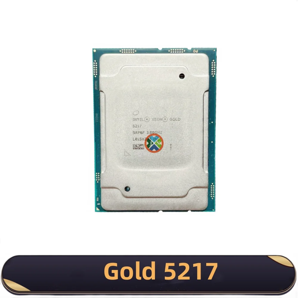 Intel Xeon Gold 5217 CPU 8-Cores 16-Threads 3.0GHz 11MB 115W LGA3647 for C621 Server Motherboard Gold5217 Processor