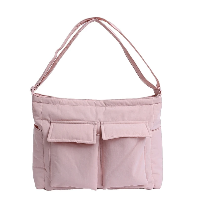 X5XA Friendly Reusable Bag Large Capacity Casual Carryall With Practical Canvas Shoulder Bag For Everyday Use