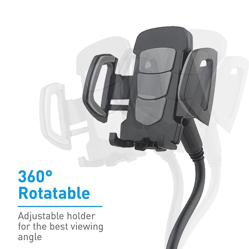 Universal Car Cup Mount Mobile Phone Holder Car Stand Adjustable Gooseneck Cradle for iPhone XR XS  Cellphone