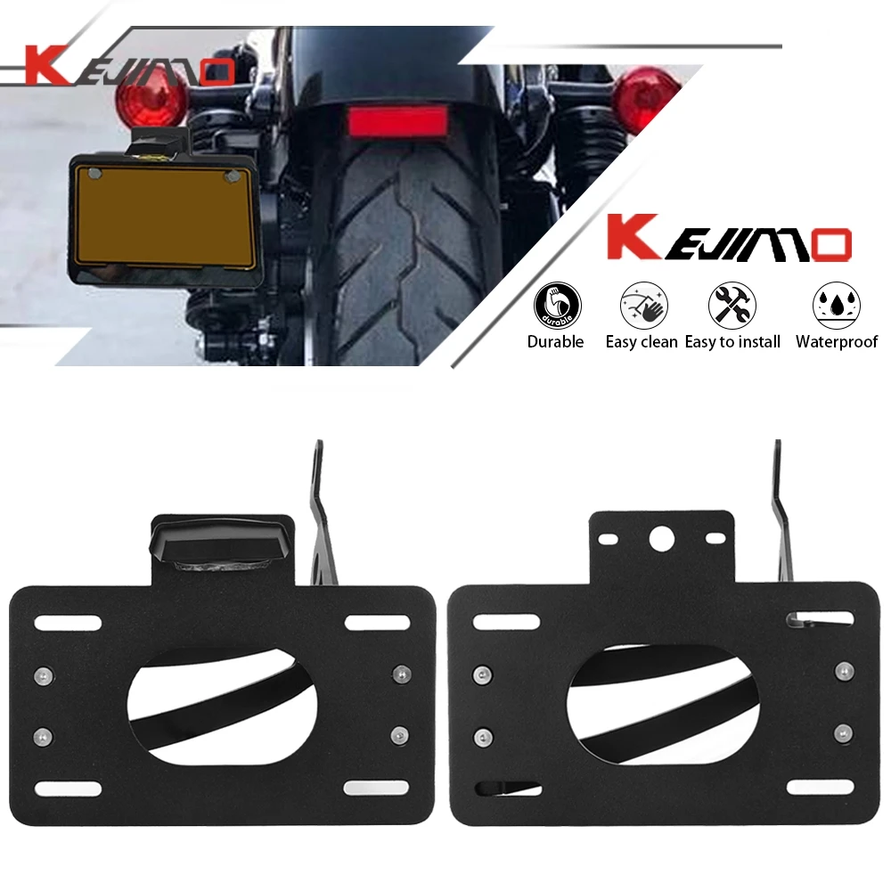 

XV 1100 Virago 1986-1999 XV1100 Держатель номерного знака с боковым креплением и боковым крылом, подходит для Yamaha XV 535 Virago 1987-2003