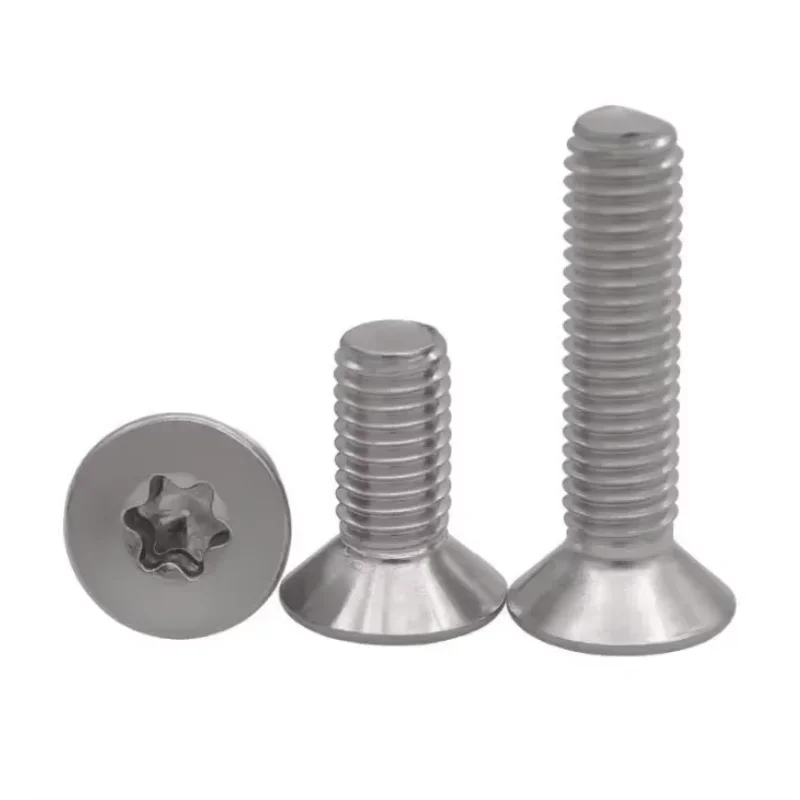 

RaLFkjjd 1pcs M10 stainless steel hexagon socket type plum blossom countersunk screws 50mm-100mm outer diameter length