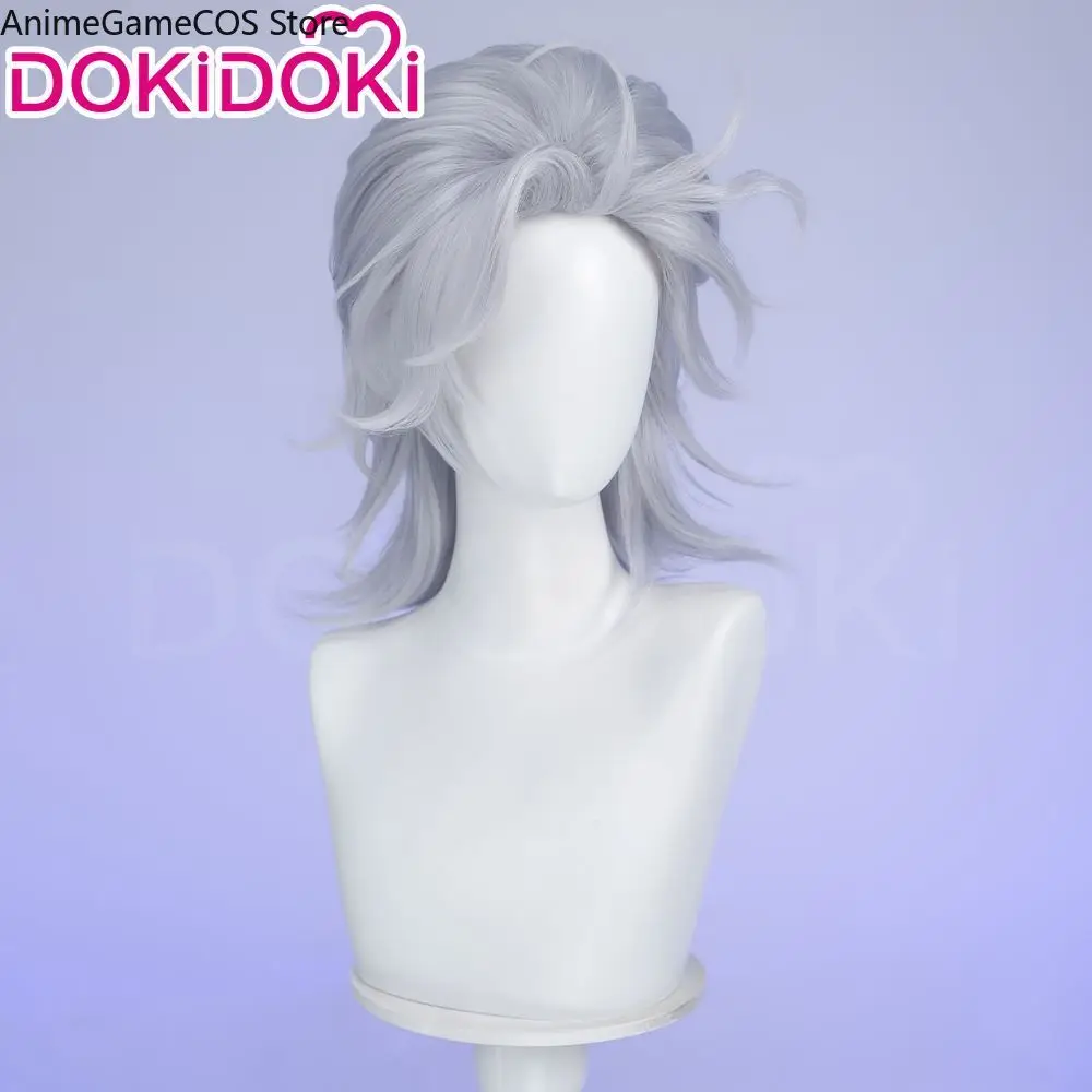 Anime Record of Ragnarok Hades Cosplay Wig Special Silver Gray Hair Comic Con Prop Role Play Accessory Men Halloween Gift view 4