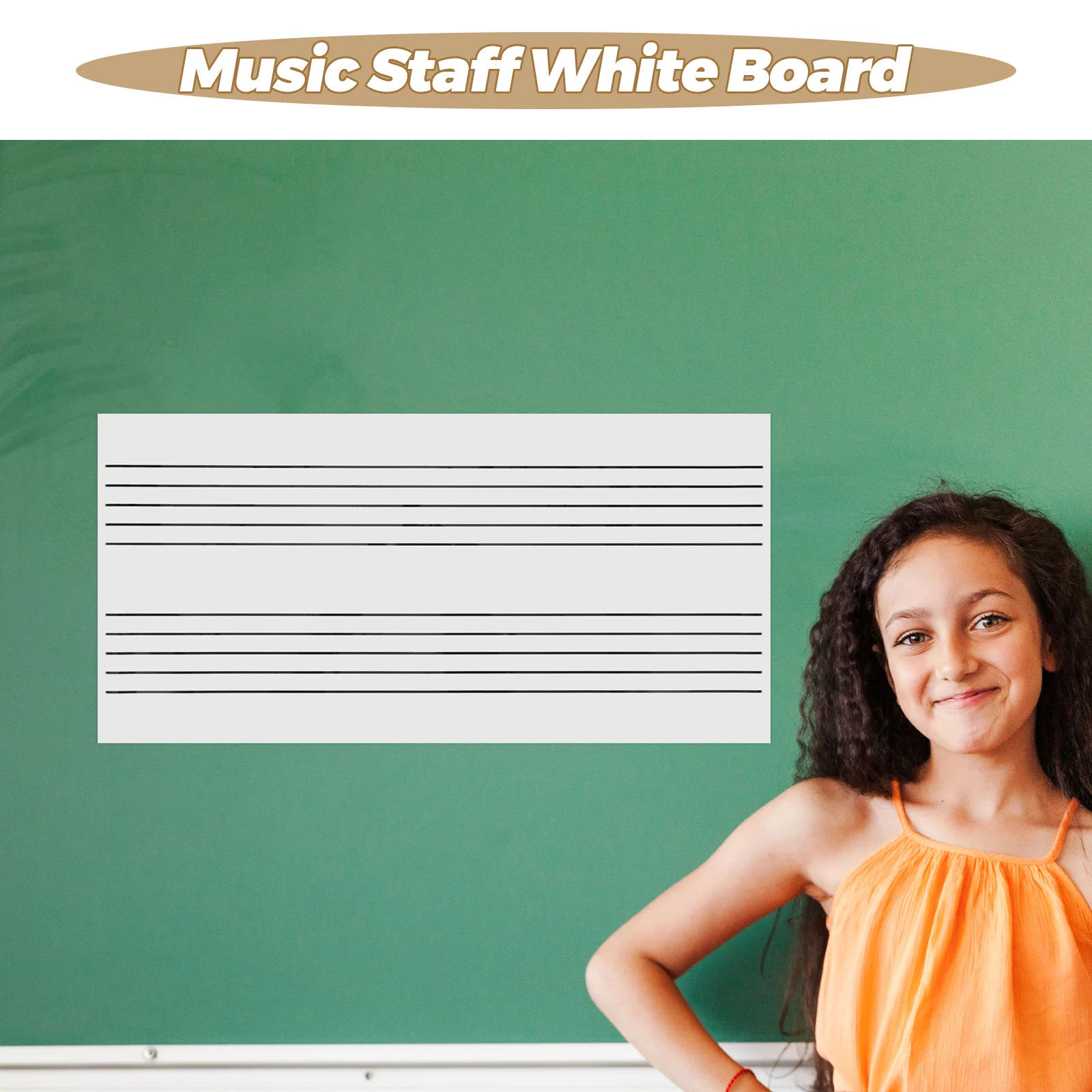 Magnetic Dry Erase Music Staff Whiteboard Portable For Classroom And Home Use For Music Teachers And Students Easy To Clean And