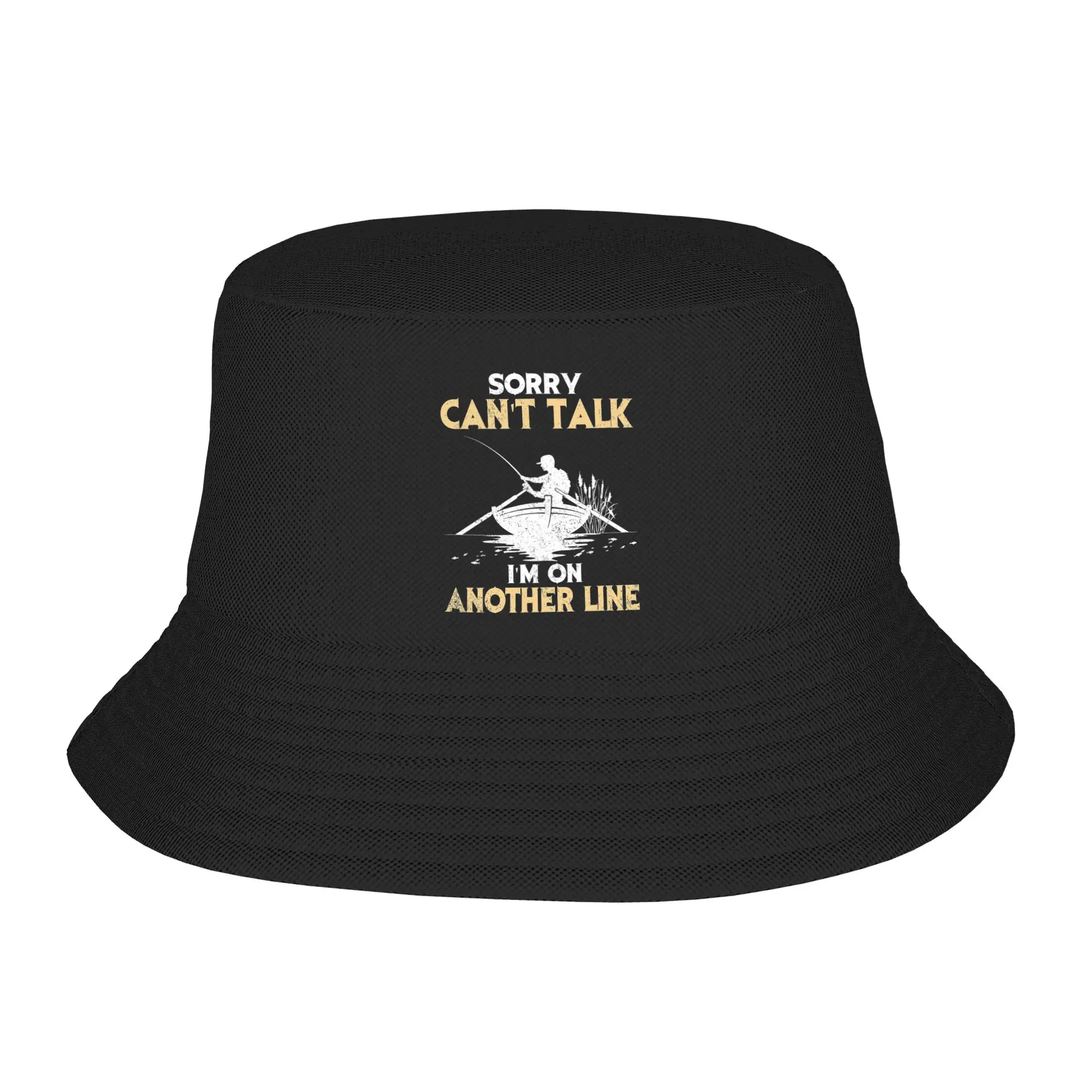 Sorry Can't Talk I'm On My Other Line Bucket Hats for Men Women Beach  Sun Hat for Vacation Caps