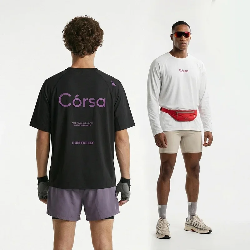 Quick Dry Elastic Breathable Fitness Sports Long Sleeved T-shirt Men Women Outdoor Hiking Running Casual Loose T Shirts Top