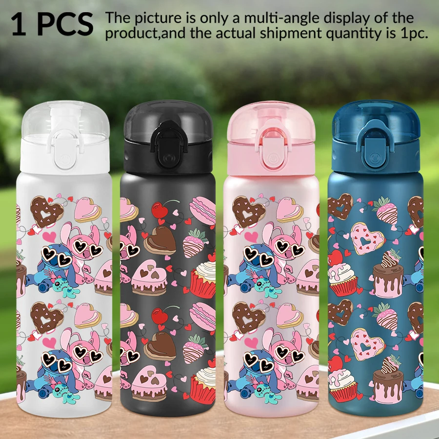 

1 шт., пластиковая бутылка для воды Disney Stitch, 26 унций, спортивная чашка для воды на открытом воздухе, подарок на день рождения/повернення домой