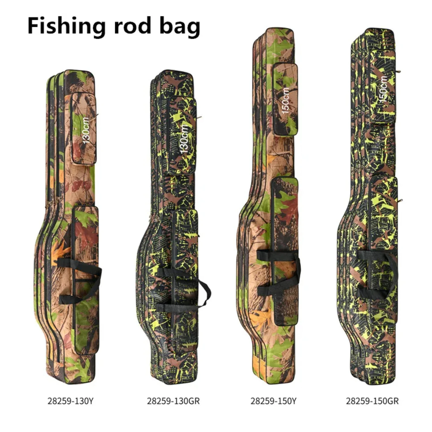 

Large, Essential Double-Shoulder Fishing Rod Kit for Adventurous Anglers - Two-Layer Design, 1.5m/1.3m Length, Ideal for Exciti