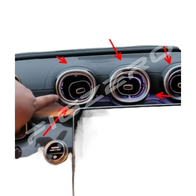 Left Right Air Conditioning Vent Assemblies Instrument Panel Rear Seats for Mercedes Benz C-Class C200 C260L Models 2022-2025
