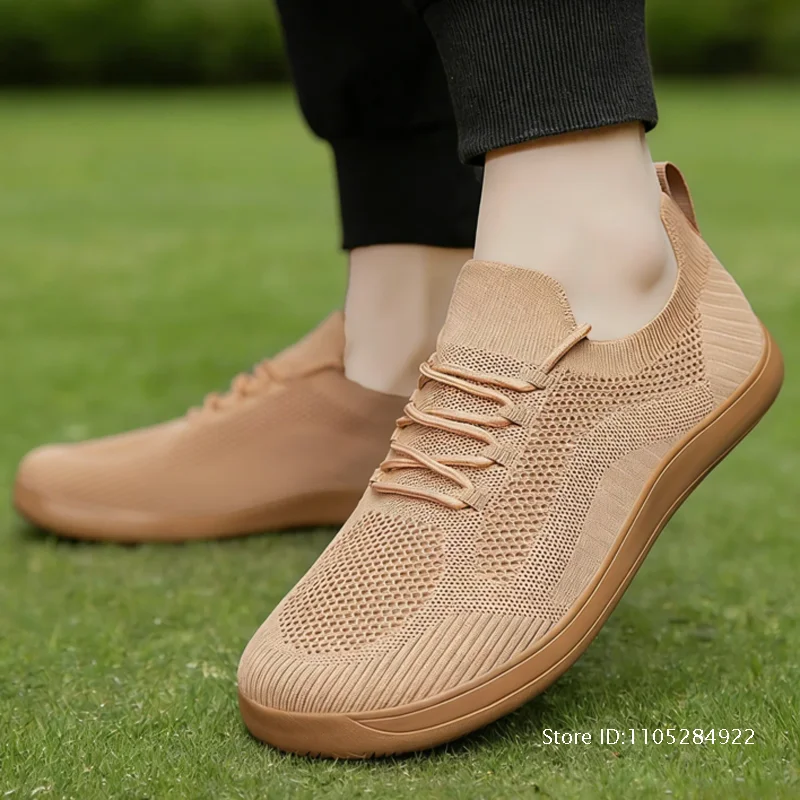 

Мужские и женские кроссовки с широким носком, минималистичные, дышащие и удобные, для фитнеса, бега и походов, черные