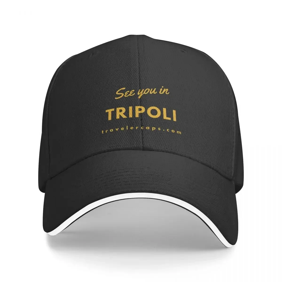

See you in Tripoli Baseball Cap Visor funny hat Men Women's