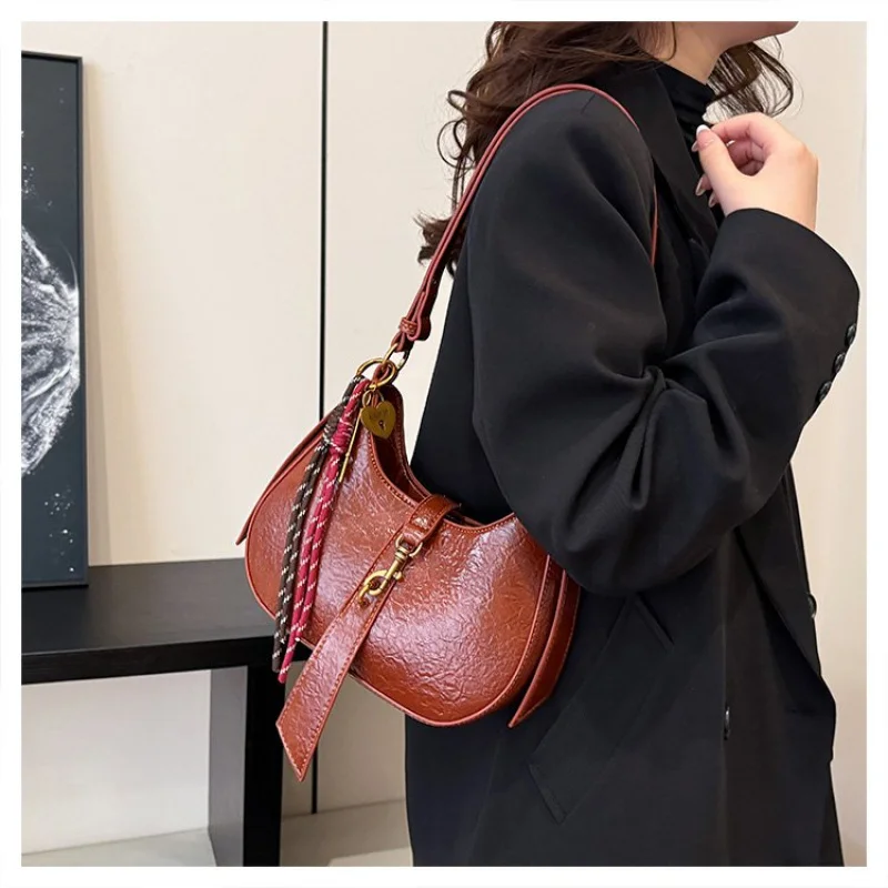 

Высококачественная женская большая сумка из кожи премиум-класса с высококачественным парижским элегантным винтажным легким пригородном стилем ​