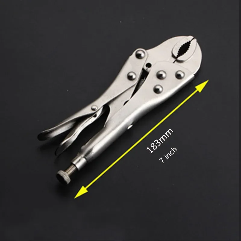 7 Inch 10 Inch 11 Inch Carbon Steel Welding Tool Adjustable Straight Jaw C Clamp Locking Mole Vice Grips Force-saving Pliers