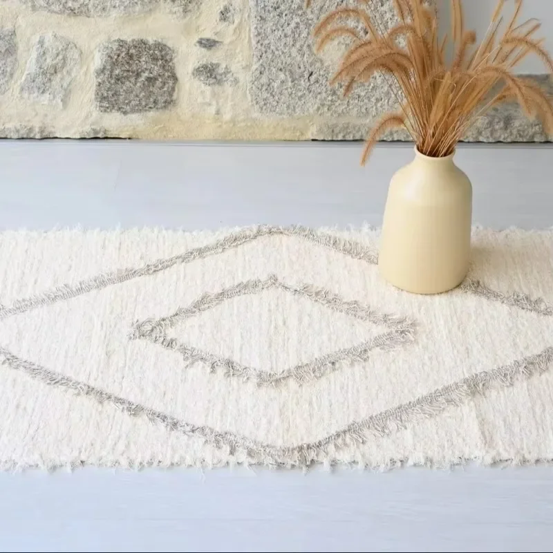 Neutral entrance channel carpet unique wool oriental small channel doormat carpet batch
