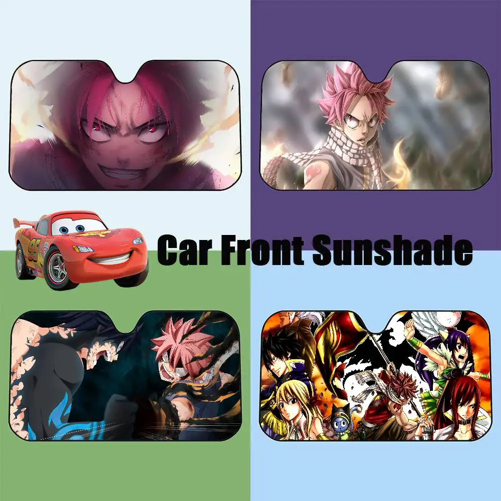 

Автомобильный солнцезащитный козырек F-Fairy Tail в стиле аниме, автомобильный солнцезащитный козырек, защита переднего лобового стекла, складной солнцезащитный козырек, устойчивый к ультрафиолетовому излучению, автомобильные аксессуары