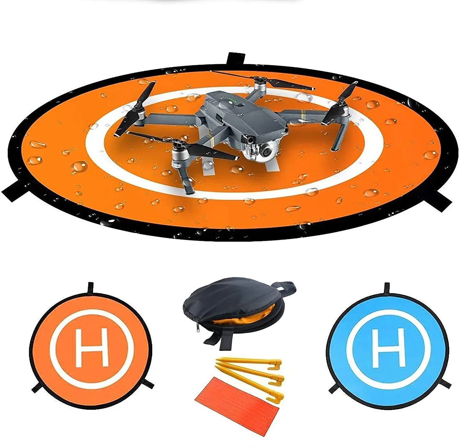 For FIMI X8 MINI V2 /Mini 3 Pro Drone Accessories 75/55/90/110cm Foldable Drone Landing Pad For DJI Mini 4 Pro Drone Pad