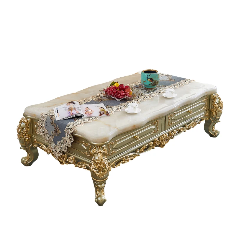 

European marble coffee table combination