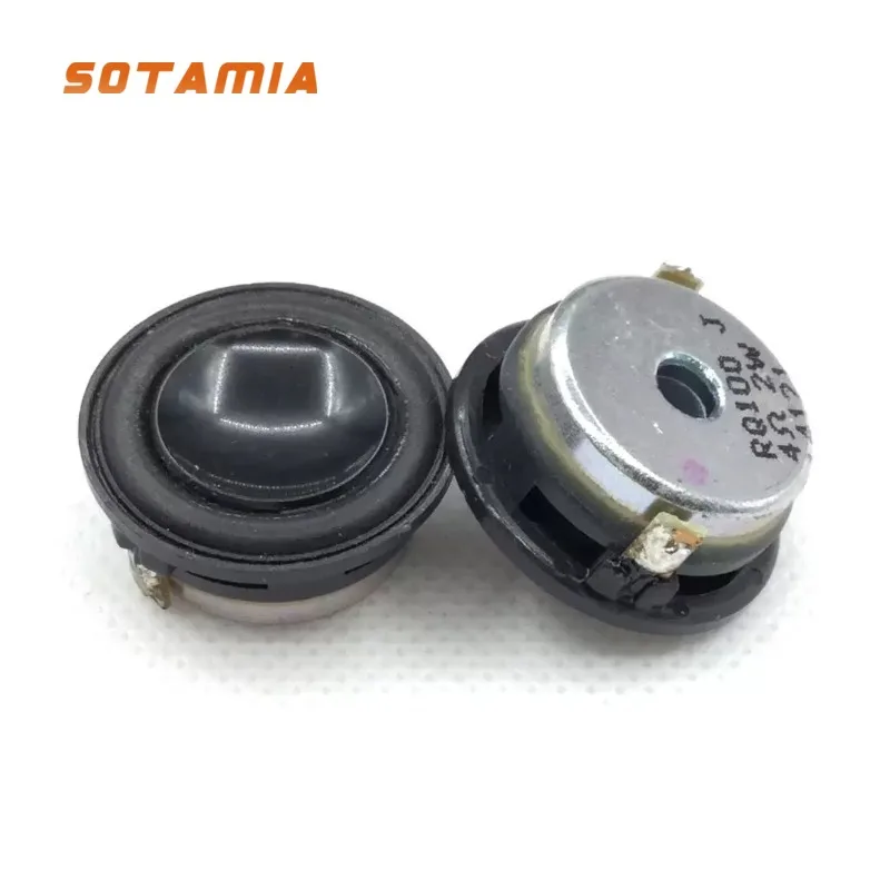 SOTAMIA 2Pcs 1 Inch Round Audio Speaker 30mm 4 Ohm 2W Bubble Edge Power Loudspeaker for Harman Caton Bluetooth Speaker
