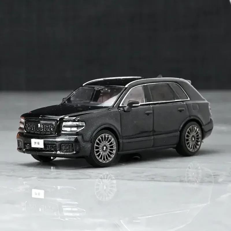 GCD 1/64 Toyota Century SUV Legering Speelgoed Motorvoertuig Diecast Metaal Model Geschenken