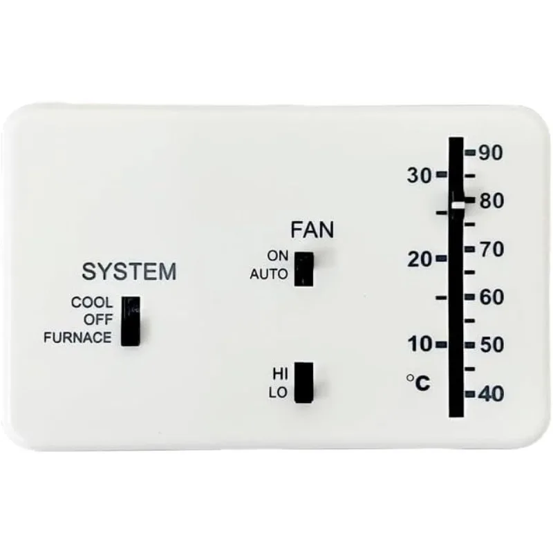 10 PCS Dometic RV Analog Thermostat 3106995.032, Camper Furnace Cool Temperature Control Replacement Parts