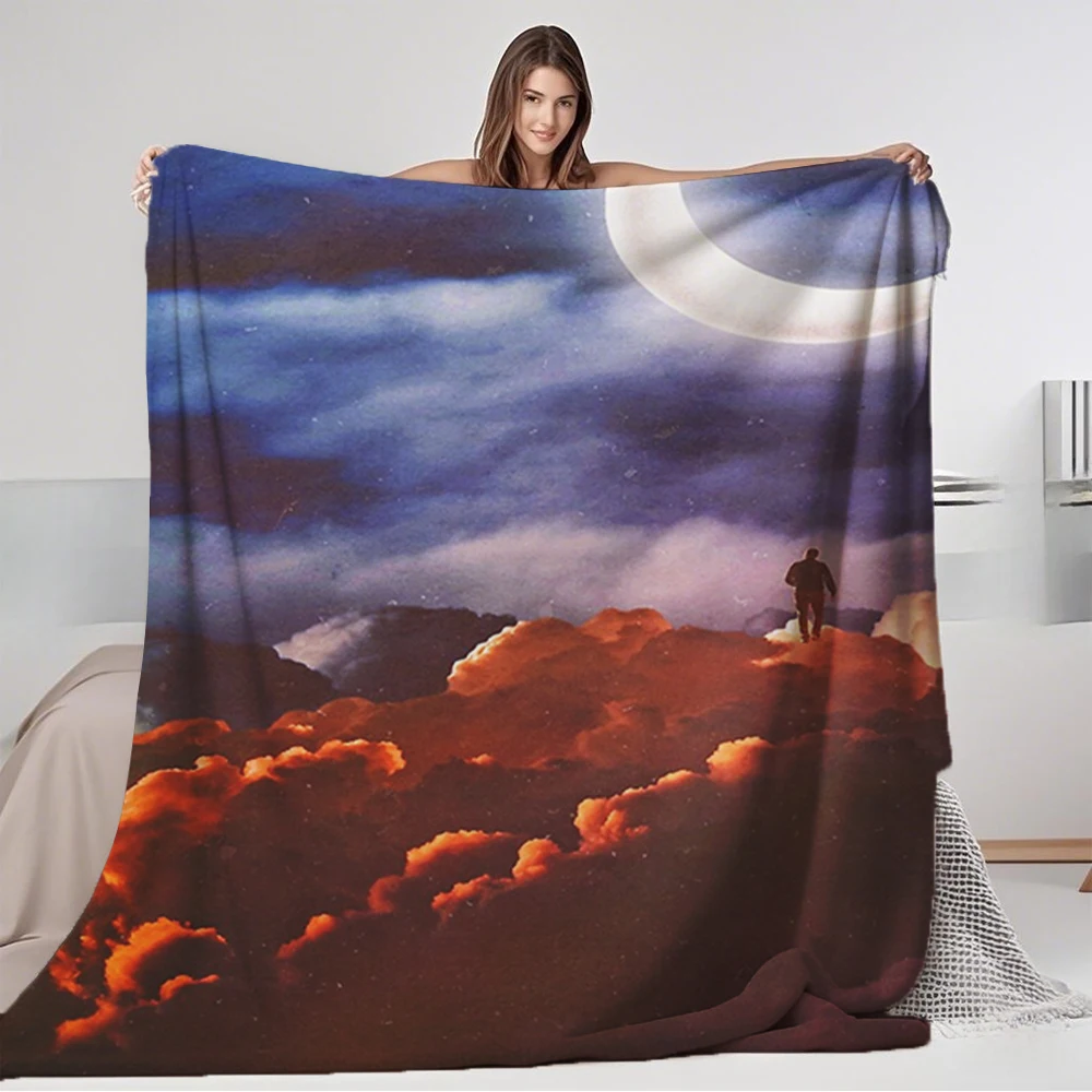 

Fresh Waiting For The Day Blanket breathable - Flannel blanket, sofa cama, blanket for winter and покрывало