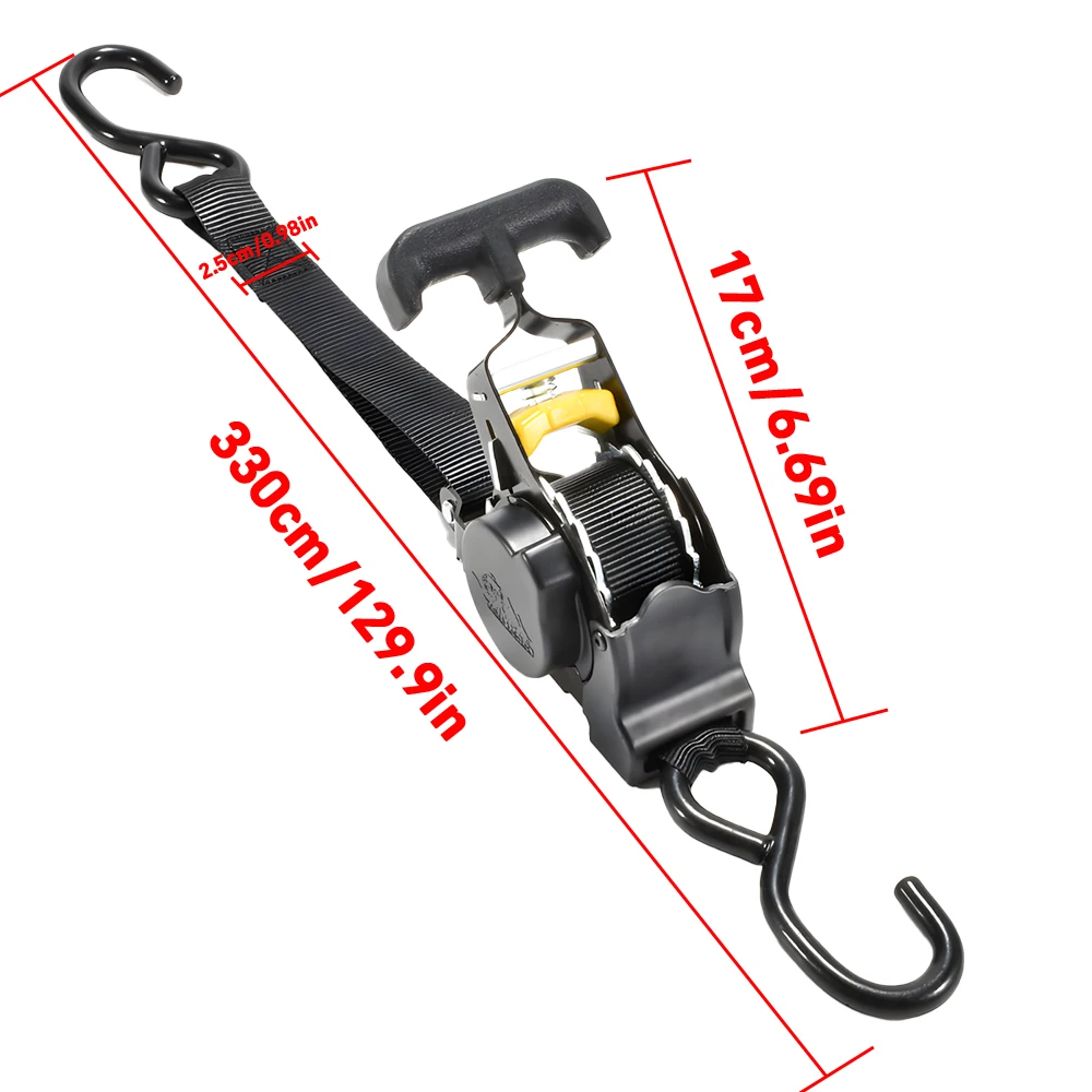 

4 шт. автоматические ремни для крепления грузов, выдвижные ремни для мотоциклов, ремень с храповым механизмом для фиксации багажа, натяжитель ремня с храповым механизмом