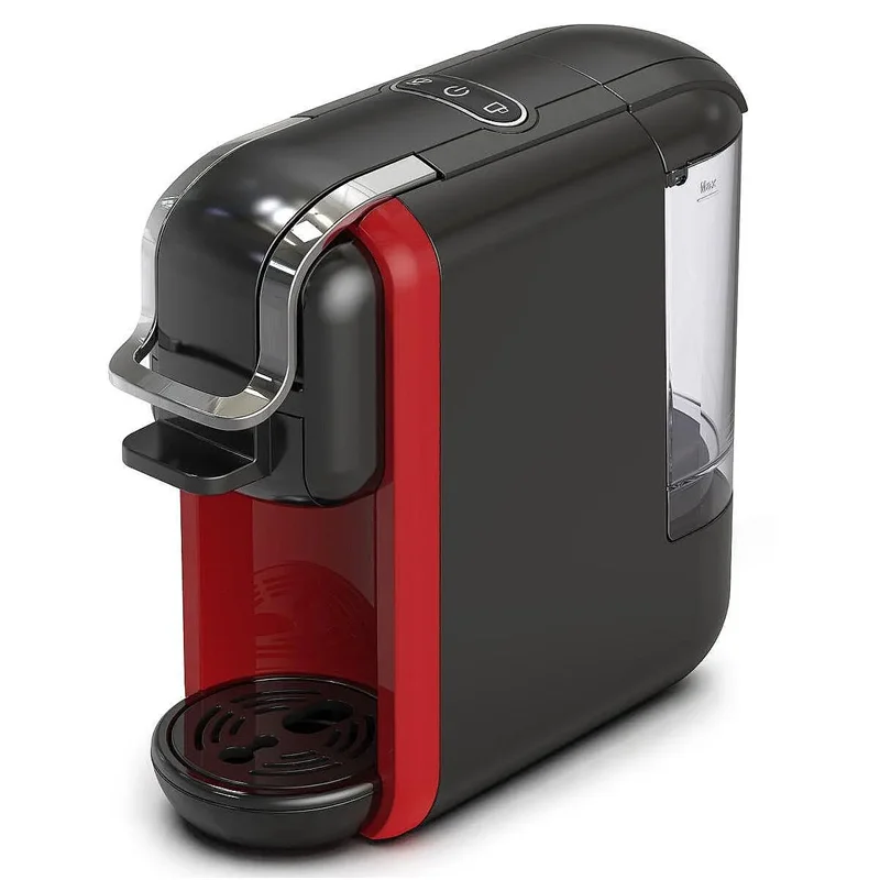 Cafetera 3 en 1 para cápsulas, cafetera espresso con tanque de agua de 900 ml, compatible con café molido y cápsulas, prepara una sola taza