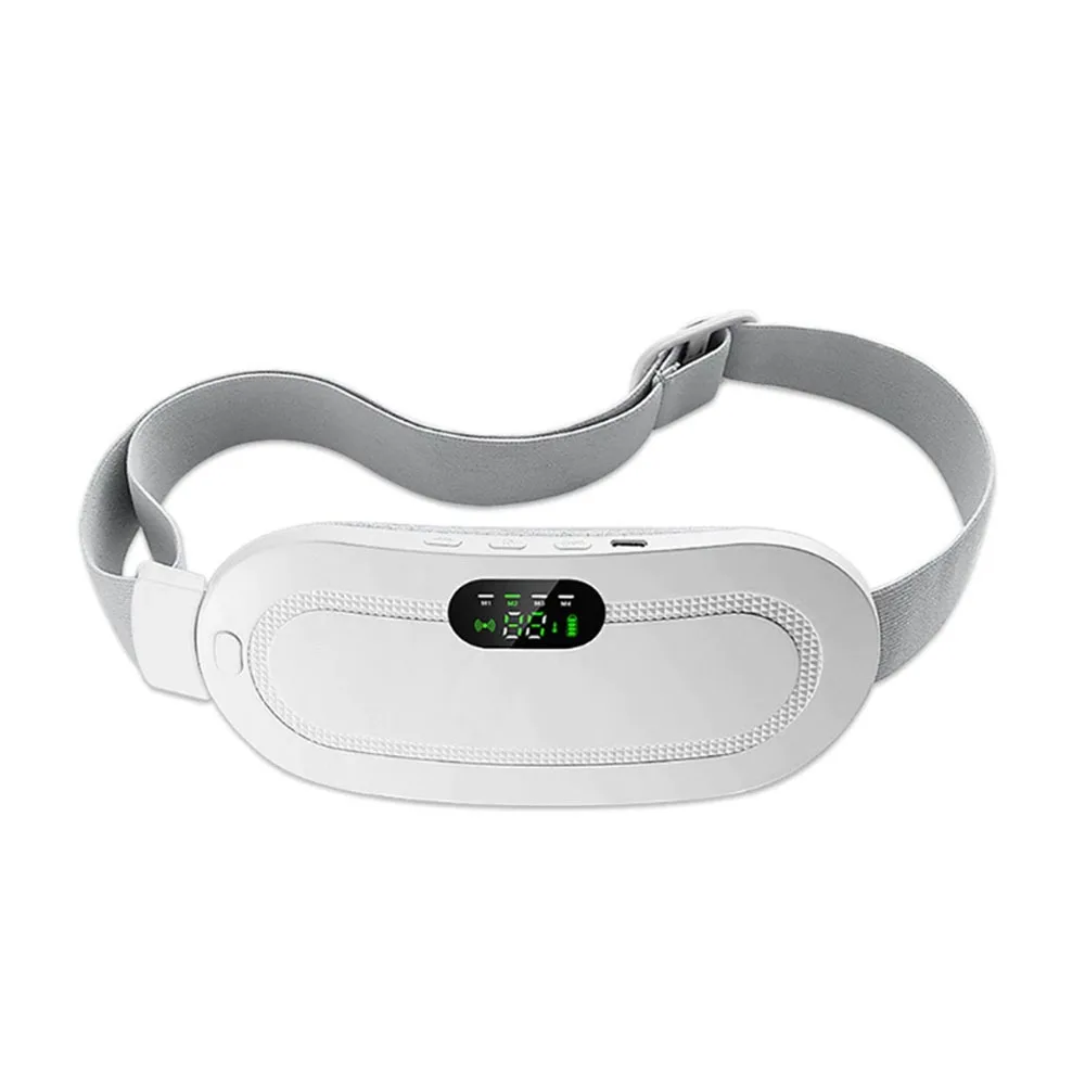 

3 Level Temperature Electric Heating Waist Belt 4 Gear Massage LED Display Abdominal Menstrual Heating Pad Portable Fast Heating