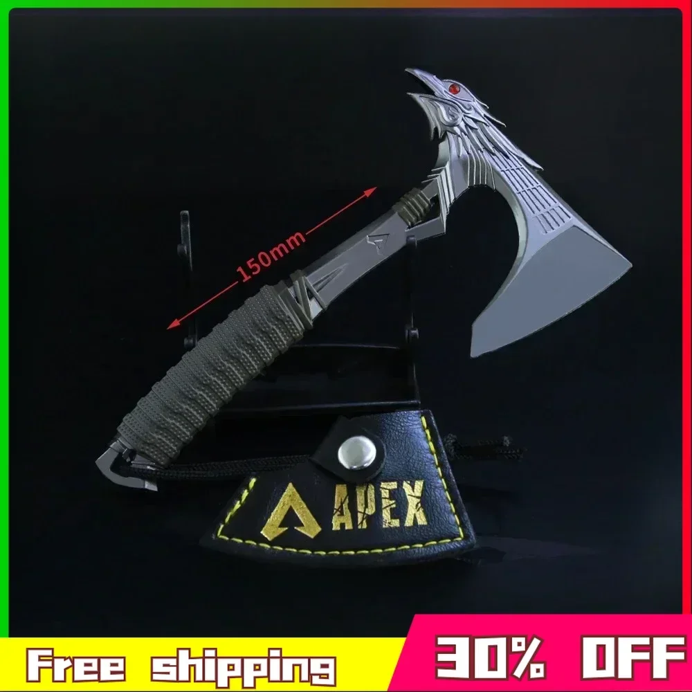 15cm Apex Legends Sword Hunting Wild Beasts Heirloom Raven Bite Game Peripheral Model Keychain Alloy Swords Cosplay Gifts Toys