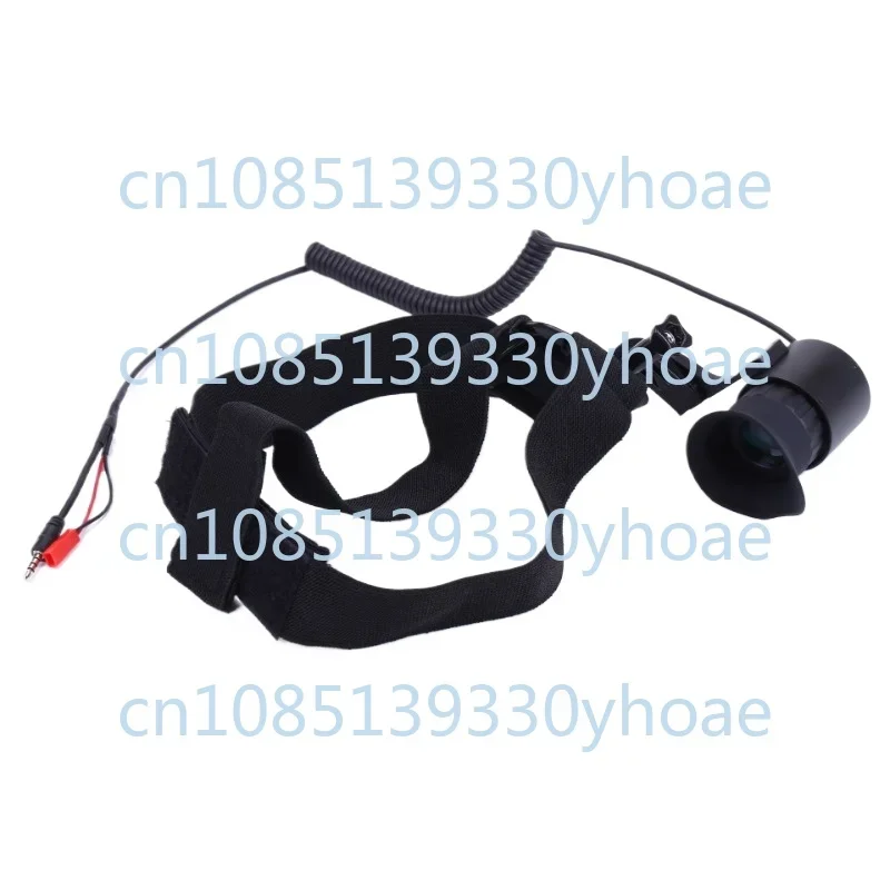 Large Screen Head-Mounted Display AV Input External Battery Brightness Diopter Adjustment