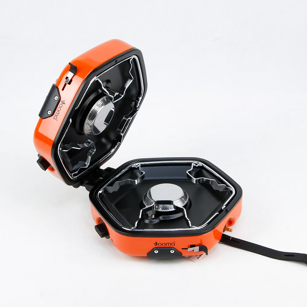 Camping  Kitchen Hiking Products  Portable  Stainless Steel Outdoor Cooking Stove  Foldable 2 Burner  Camping Cooking Gas Stove