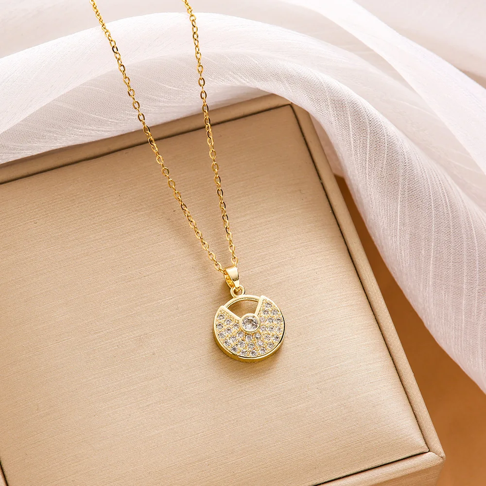 Gypsy Star สร้อยคอแฟชั่นจี้ไทเทเนียมเหล็ก Clavicle CHAIN ผู้หญิง