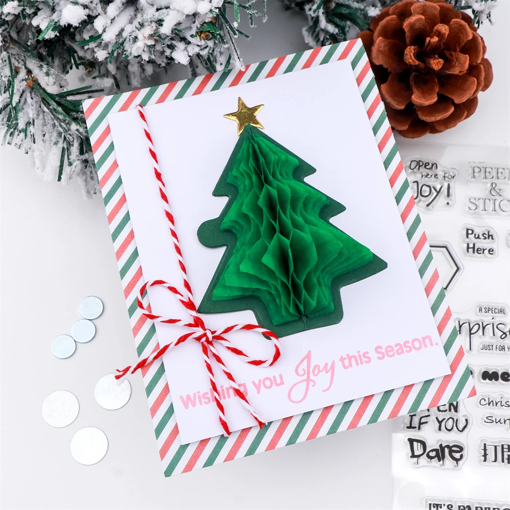 Honeycomb Paper Pads,Matching knife mold tools for 3D Craft and Pop-Up Cards Honeycomb Tissue Pad for making crafts Holiday Card