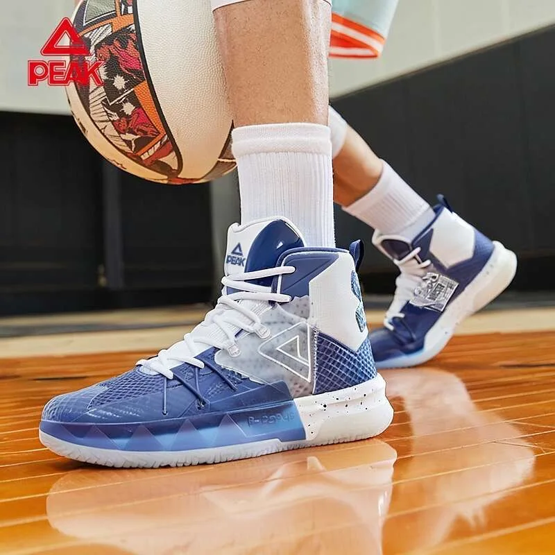 

PEAK Taichi Monster 8V2 Basketball Shoes for Men Sports Spring New High-top Anti-slip Shock-absorbing Classic Casual Sneakers