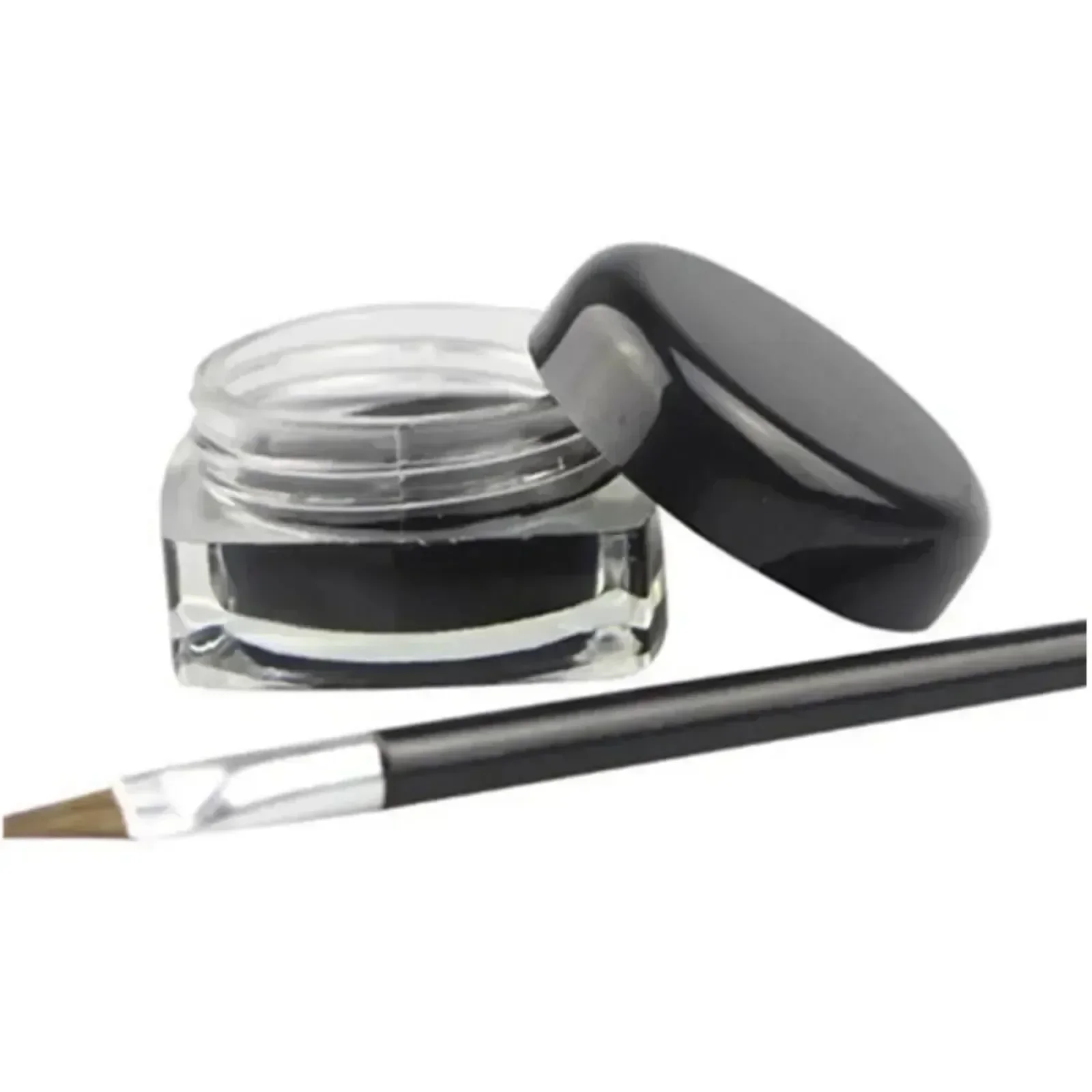 Black Color Eyeliner Gel with Brush Easy To Wear Makeup Long-lasting Waterproof Eye Liner Make Up Beauty Women Cosmetics