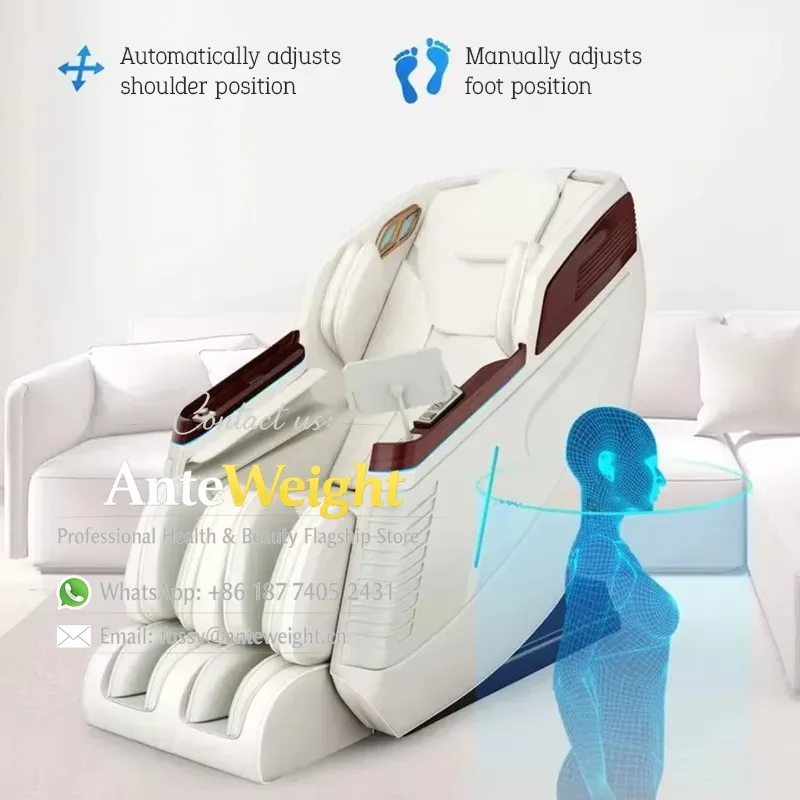 Electric Full Body Zero Gravity Therapy Foot 3D Massage Chairs Touch Recliner Massage Chair 4D With Heat