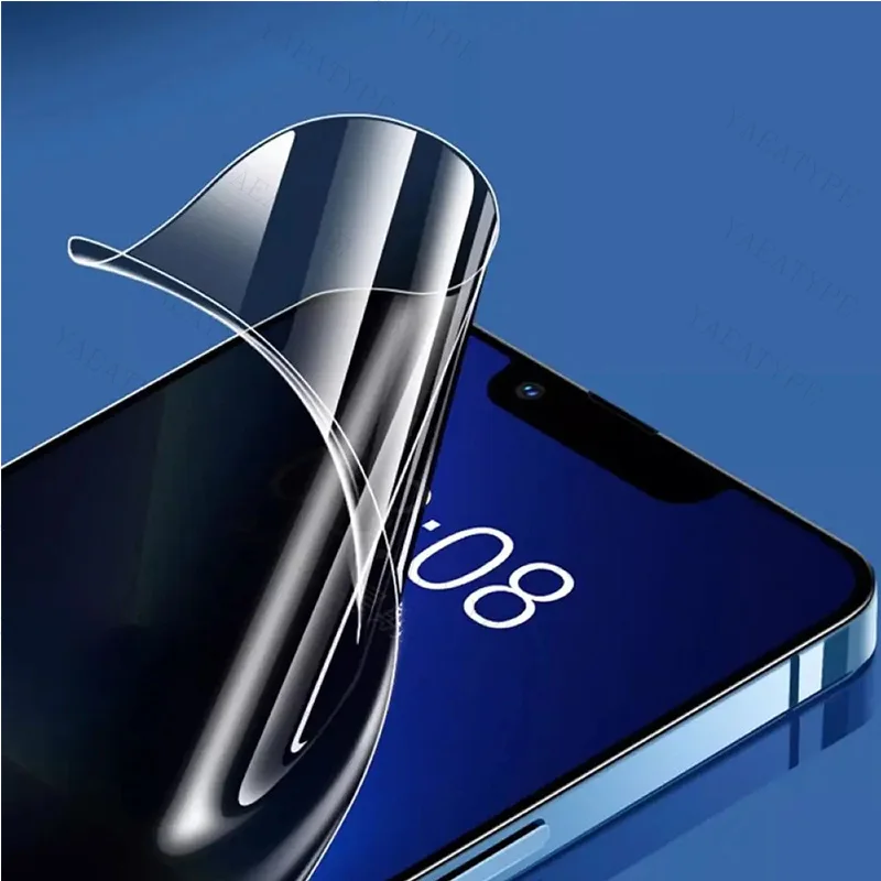 5 Stück Sichtschutz-Hydrogel-Folie für iPhone 7 8 14 13 12 11 15 16 17 ProMax Plus Mini Anti-Spy Displayschutzfolie für iPhone X XR XS Air – Detail 5