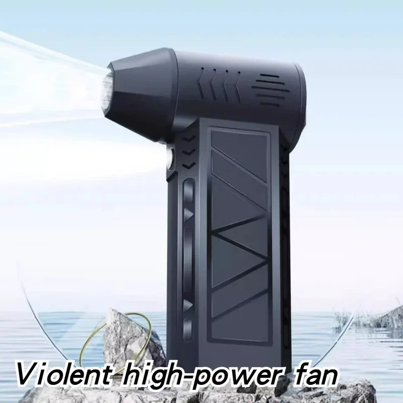 130000RPM Turbo Jet Fan, Handheld Rechargeable Air Blower, Powerful Dust Cleaner for Car Interior Detailing
