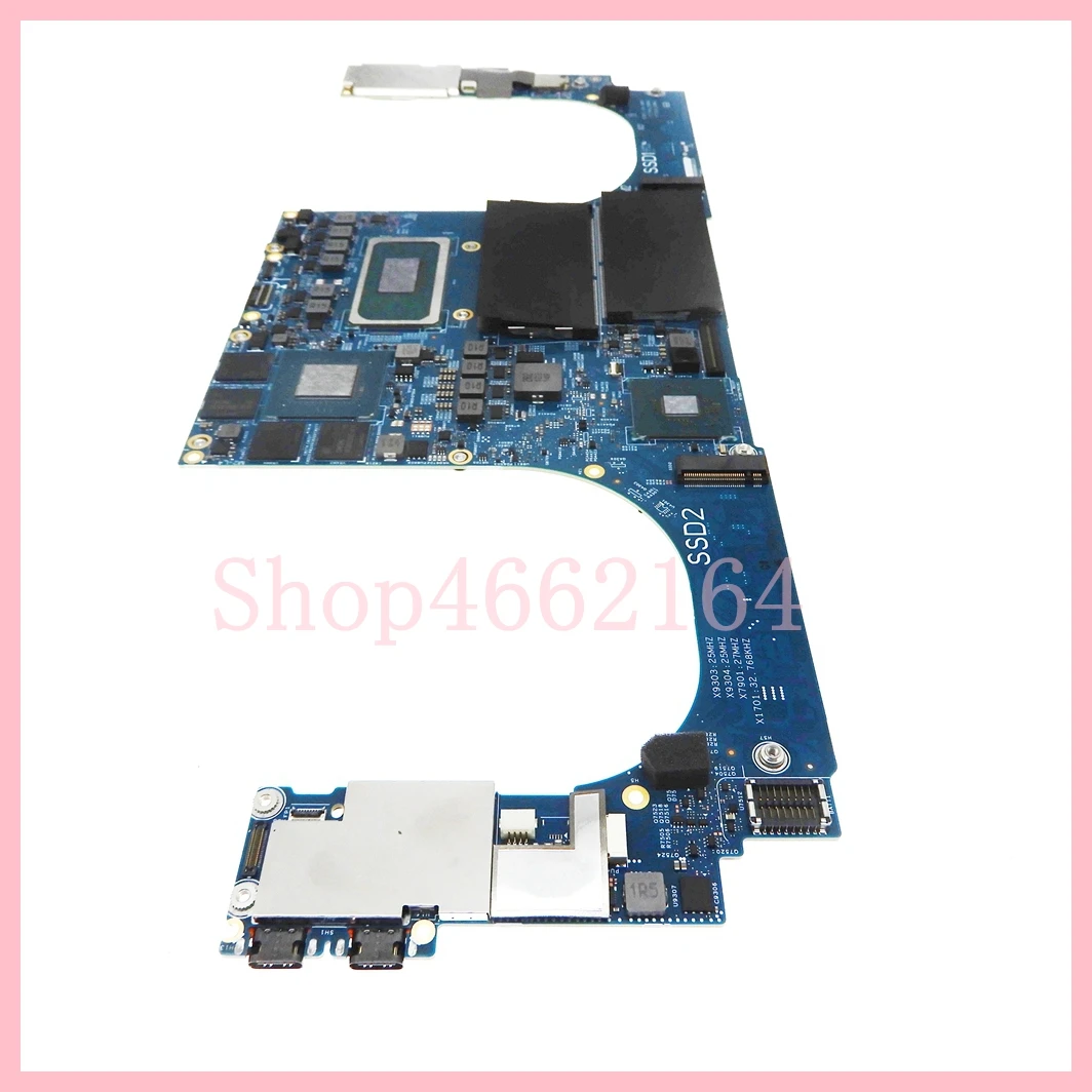 Carte mère pour ordinateur portable Dell Precision 5760, avec processeur W-11855M, GPU RTXA2000-V4G, CN-0M2D27 DDR4, Test OK, 19873-1