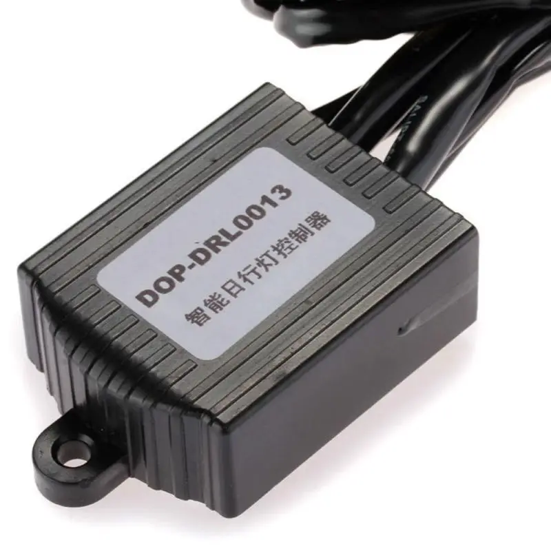 Rockeybright 1-2 LED Daytime Running DRL Fog Light Relay Harness Control On Off Dimmer Car Fog light Driver Indicator Controller