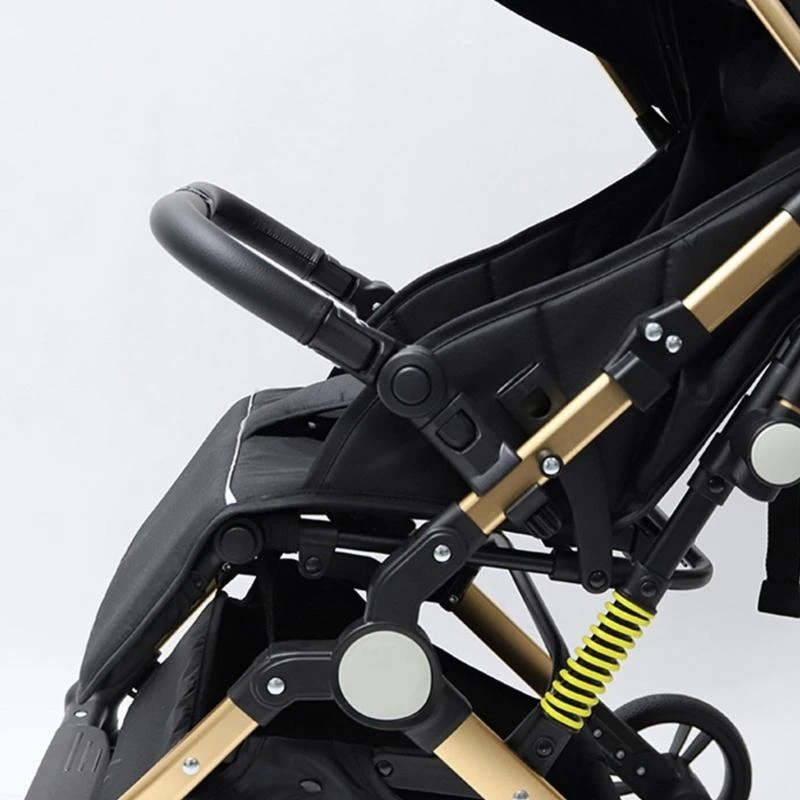 Wózki Dziecięce Zderzak Wymienny Uchwyt Pionowy Krzyżak Wózka Podłokietnik Uniwersalny Regulowany Kierownica Pasuje do Większości Wózków Dziecięcych