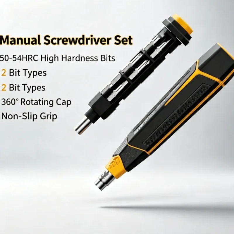 JAKEMY New Precision Screwdriver Set Portable Hex Flat Head Magnetic Screwdriver Bit Phone Watch Laptop Repair Tool Set for Home
