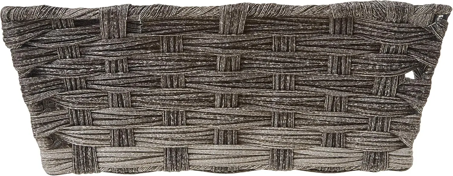 グレーウォッシュ仕上げの分割棚トートバッグ - 財布やクローゼット用の小型オーガナイザーハンドバッグ