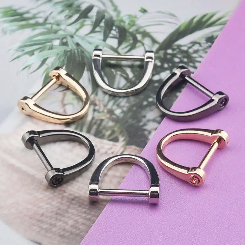 2Pcs Metal Detachable Snap Hook Trigger Clips Buckles Hooks For Leathercraft Strap Belt Keychain Webbing Pet Supplies Pendant