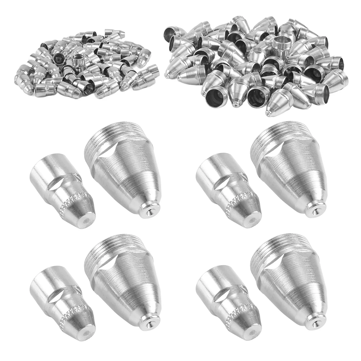 AA26P 100 pièces P80 torche de découpe Plasma consommable découpe CNC 60A 80A 100A P80 pointe de torche Plasma buse d'électrode