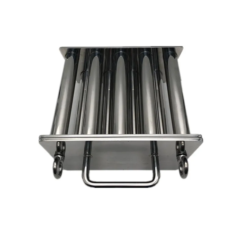 12000 Gauss Supper Strong Multi-layer Easy Cleaning Neodymium Drawer Magnetic Grid Injection Hopper Magnet 9 Bar