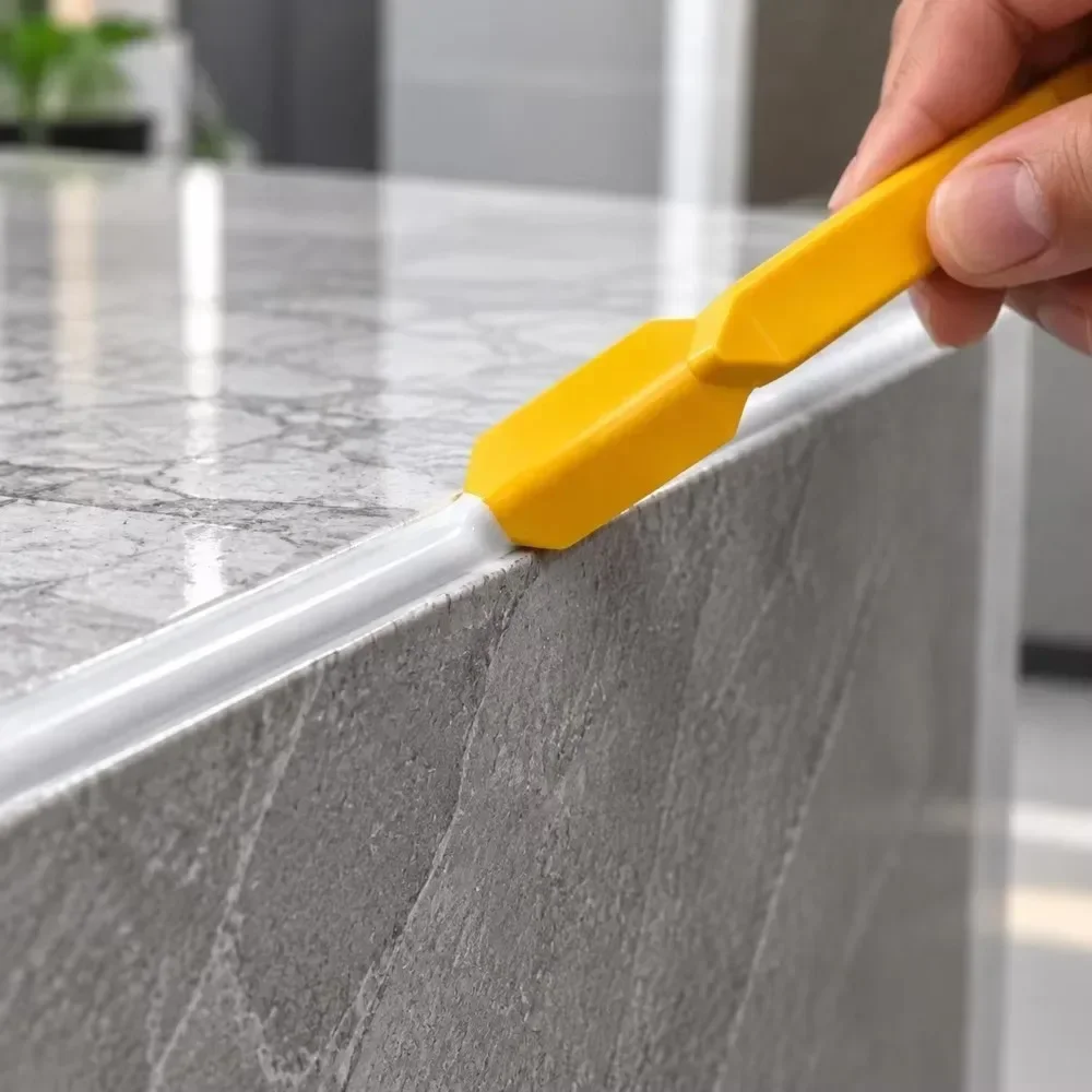 Plastic Corner Beading Tool for Internal External Corners Tile Grouting Tool Sealant Smooth Scraper Putty Knife for Wall Joints
